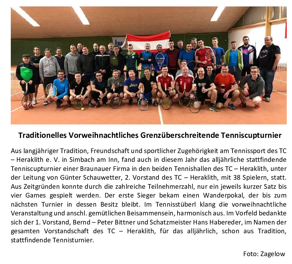 Tenniscupturnier 2019 Braunau